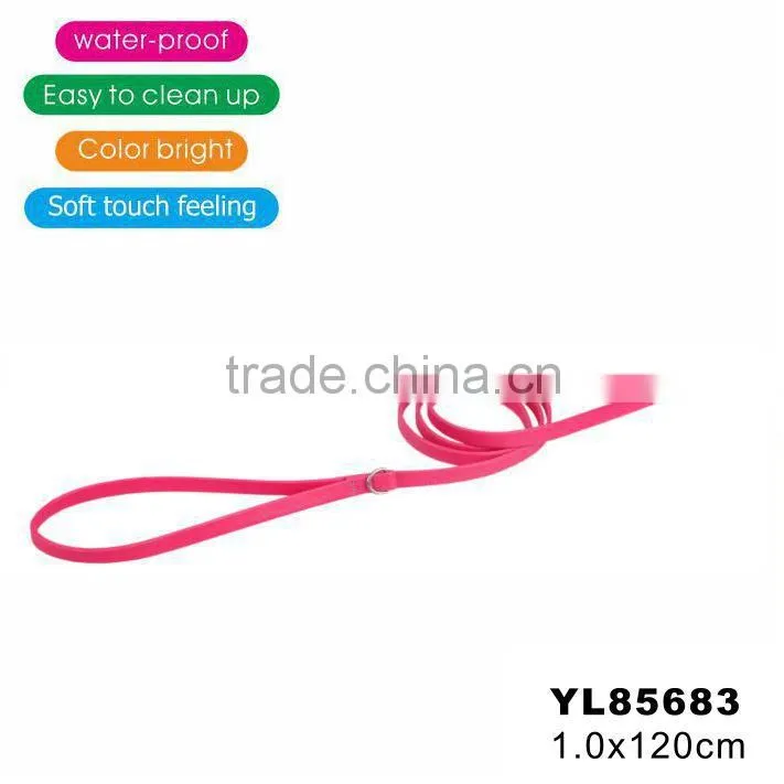 Resistant to Dirty Water Proof TPU Leather Soft Touch Feeling Rainbow Dog Leashes
