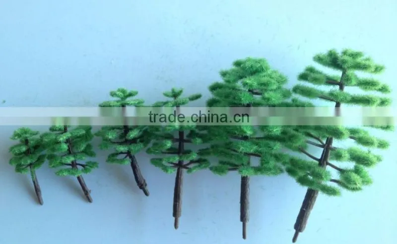 Decorative plastic tree, scale model trees, model tree in other construction , model tree base plastic, MT-15