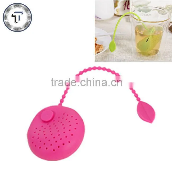 FDA stardand silicone tea bag strainer