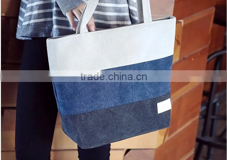 Cheap fashion beach bag canvas bag