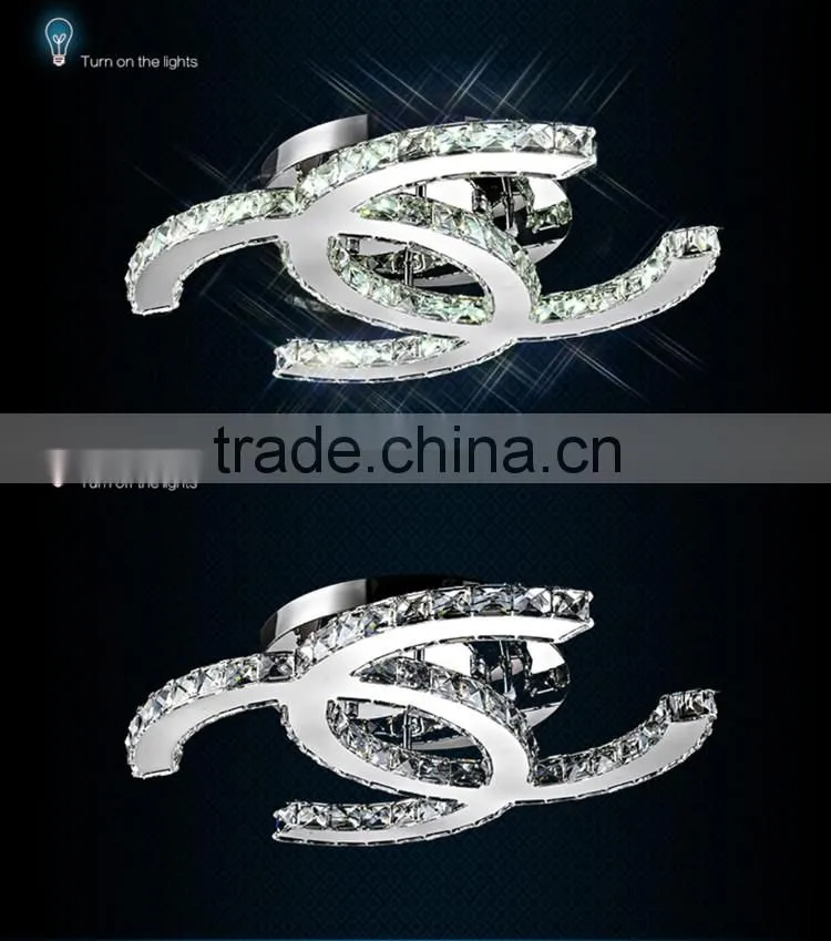K9 Crystal Chandelier 220V Modern LED Crystal Ceiling Lamp