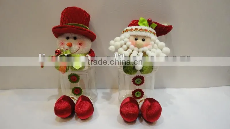 Candy jar/ Christmas candy jar/ Christmas santa jar/ Christmas gift