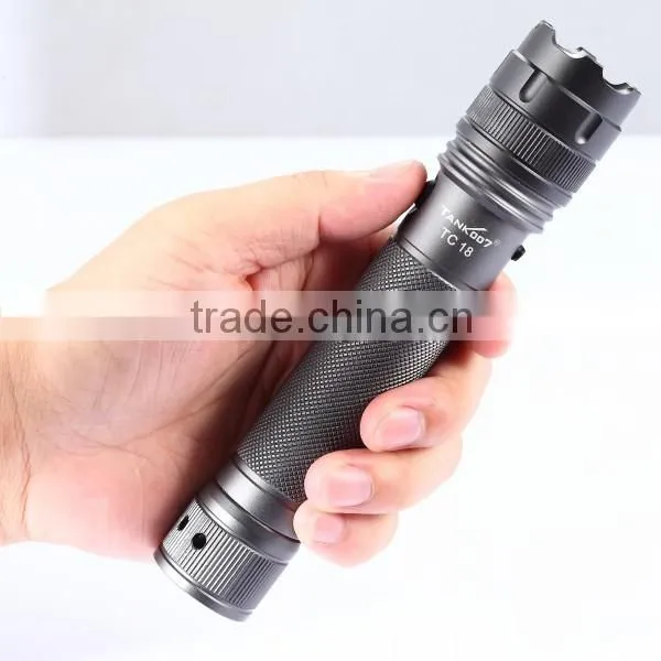 Lifetime warranty Outdoor searching series,230LM 5 modes lion rechargeable led flashlight with 1*18650 battery