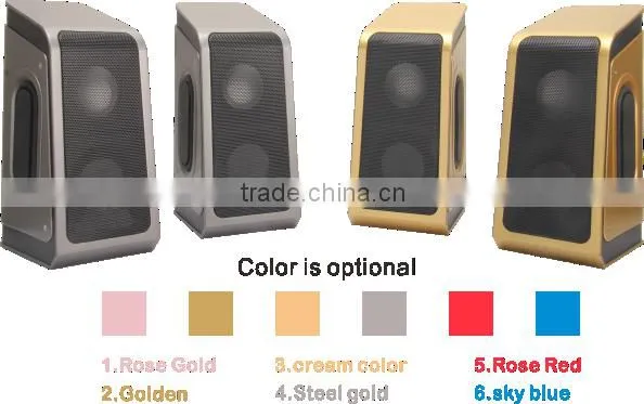 Mini portable plastic good quality ABS 2.0speaker