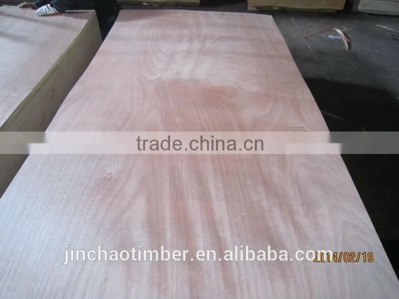 China produce 5.0mm okoume face commercial Plywood