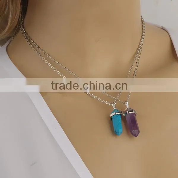 sample order glass bullet rectangle cheap necklace pendants
