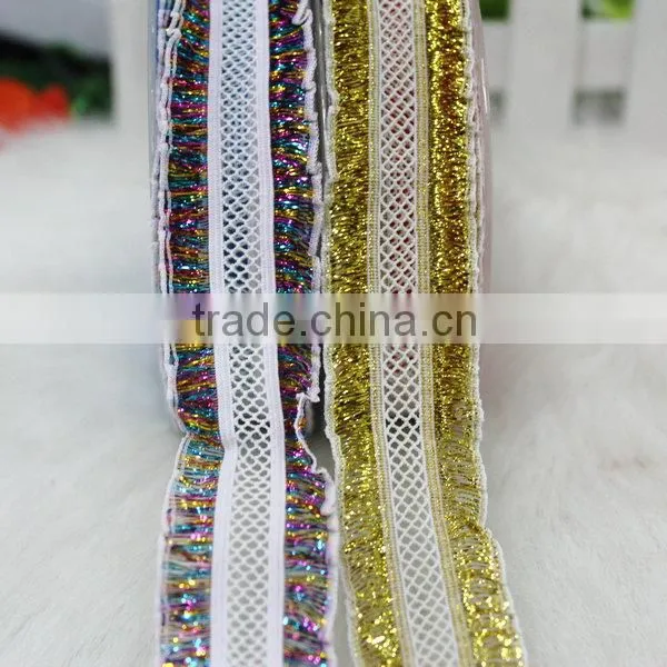 Good quality knitted elastic trimming for garment accessories
