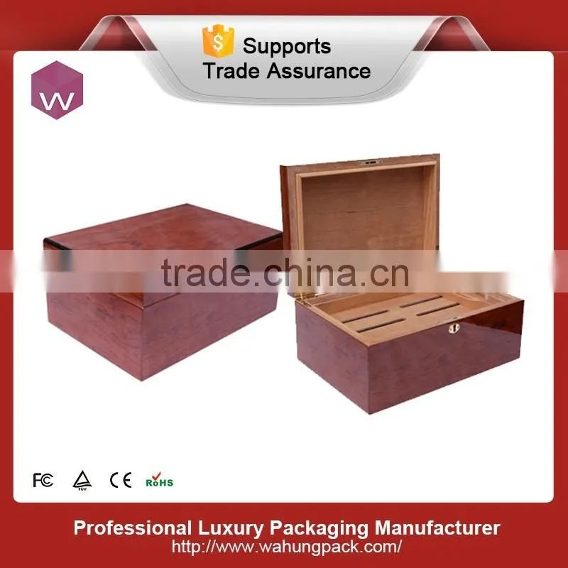 Wood cigar packing boxes OEM cigar storage box