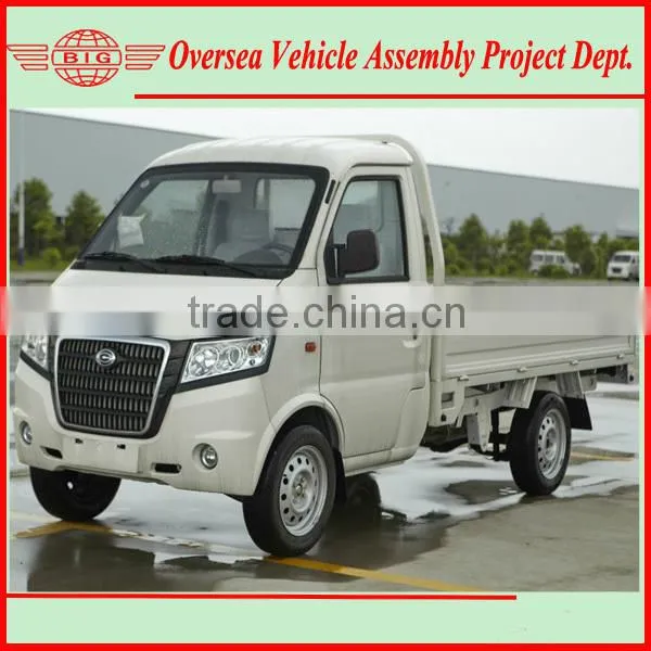 assemble RHD/LHD single cabin gasoline 1 ton truck with SKD/CKD