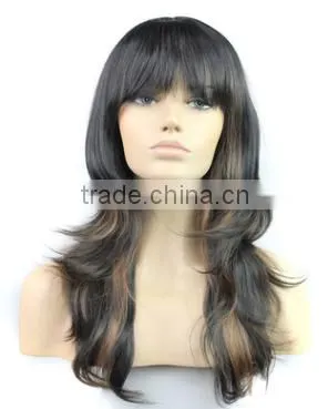 Short Kinky Curly Brown Wig