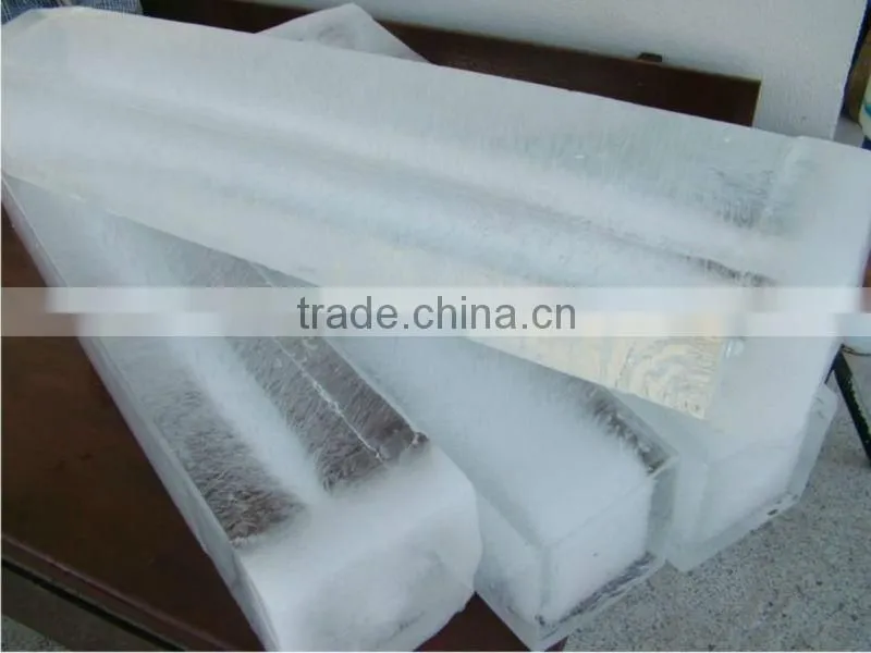transparent block ice maker with Bitzer Compressor