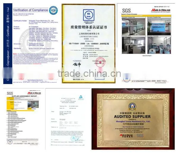 30KW 40HP rotary screw air compressor made in China