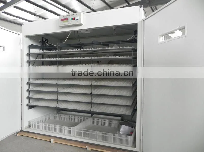 High hatching rate 440 chicken eggs fully automatic incubator with CE supported
