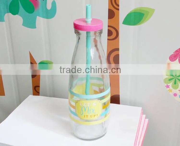 100ml/200ml/250ml/500ml/1000ml bulk glass milk bottles with plastic white lid