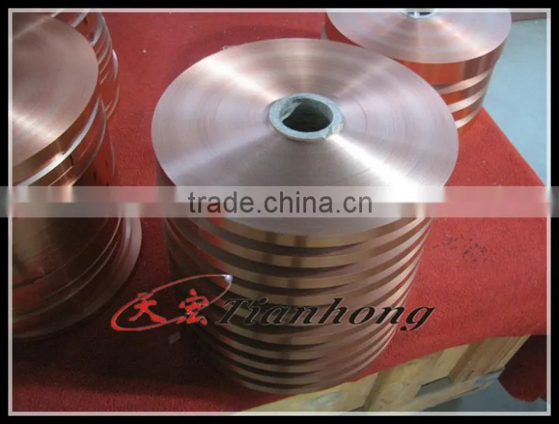 copper foil for cables shielding