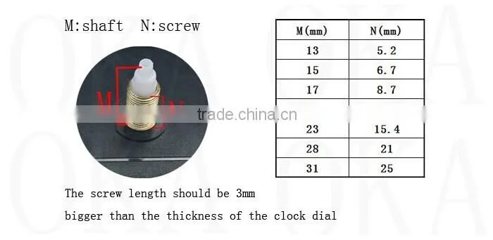 Large Wall Clock Kit Accessory DIY Wall Clock Step Clock Movement