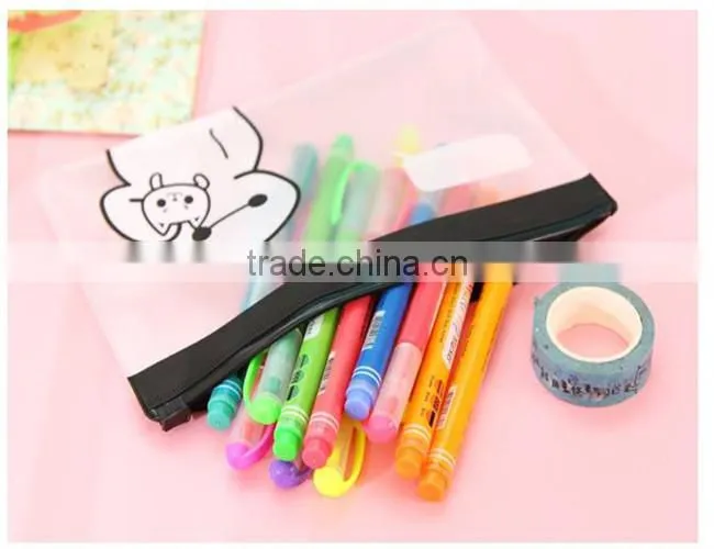 High Quality printing PVC Zipper Pencil Case