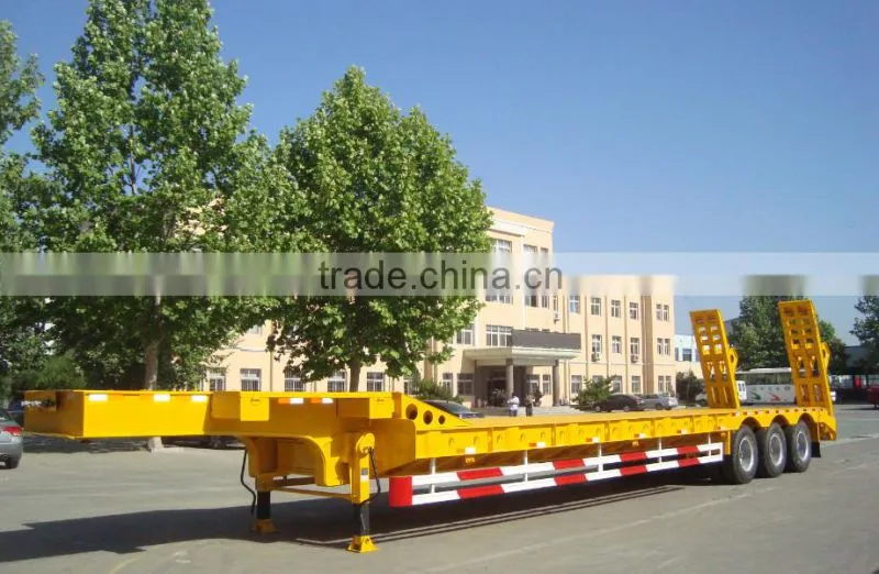 Heavy Duty Lowbed Lowboy Semi Trailer