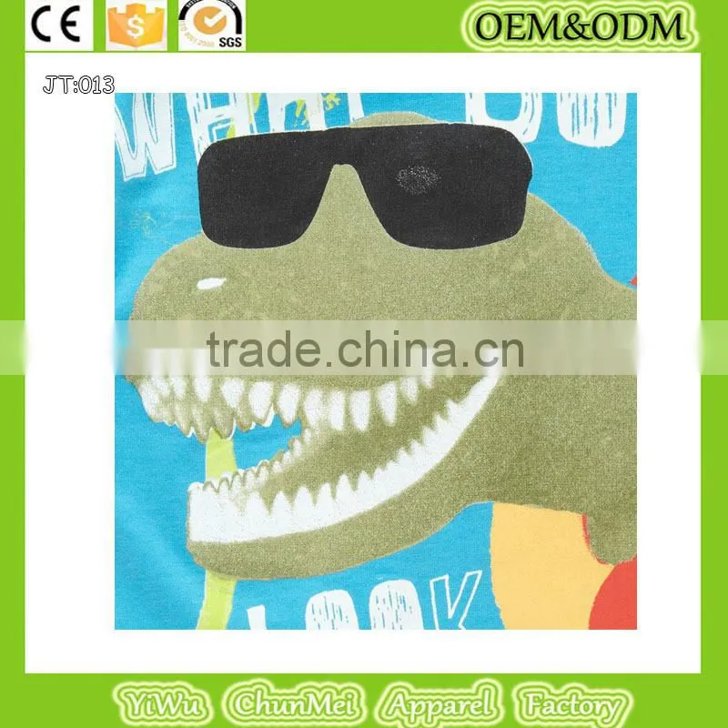 Animal t-shirt Dinosaur t-shirt childt-shirt 100% cotton t-shirt boys t-shirt kids t-shirt100%cotton