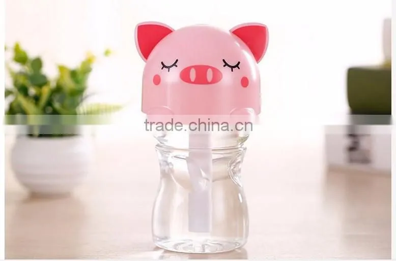 DC5V USB Office Ultrasonic Mini Portable cartoon shaped humidifier