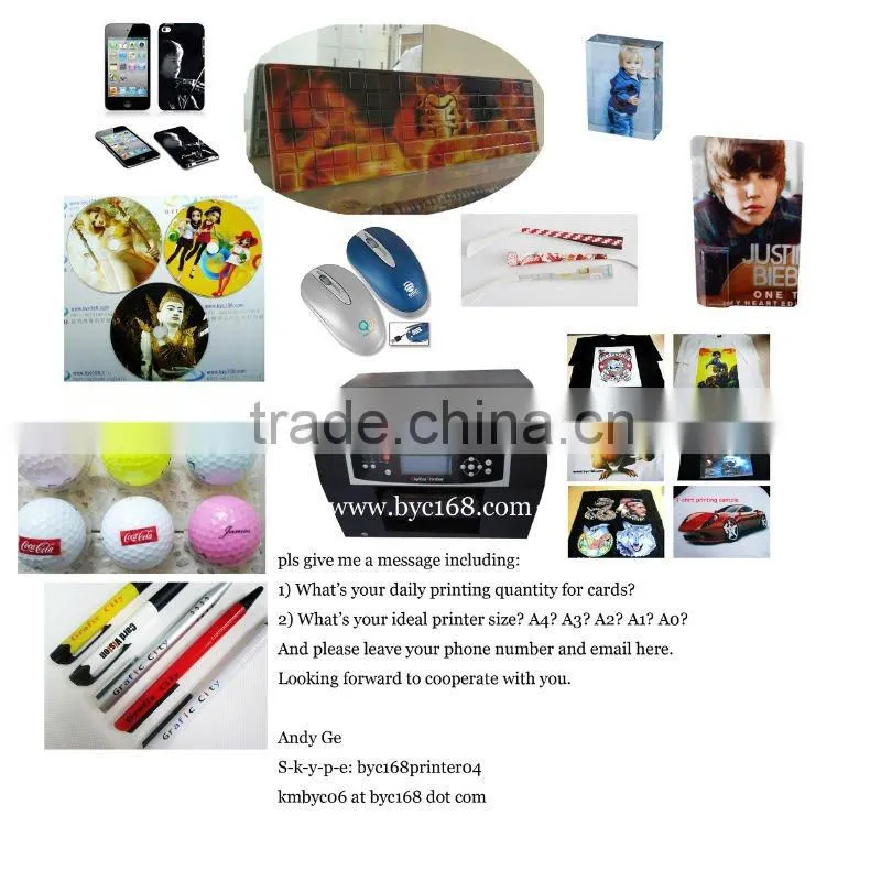 Vinyl Printer Plastic/PVC/Acrylic Label Printing