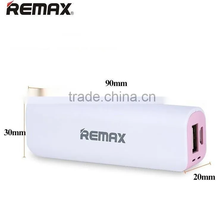 REMAX Mini PowerBank 2600mAh Portable Charger Power Backup Power bank For iphone Samsung Smartphones