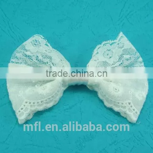 2014 hot sale high quality lace ribbon bow