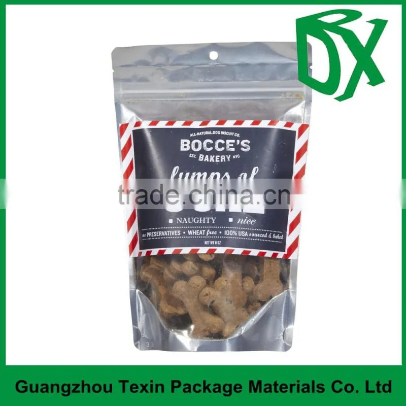 Excellent gravure printed stand up pouch with zipper for dried food made in china