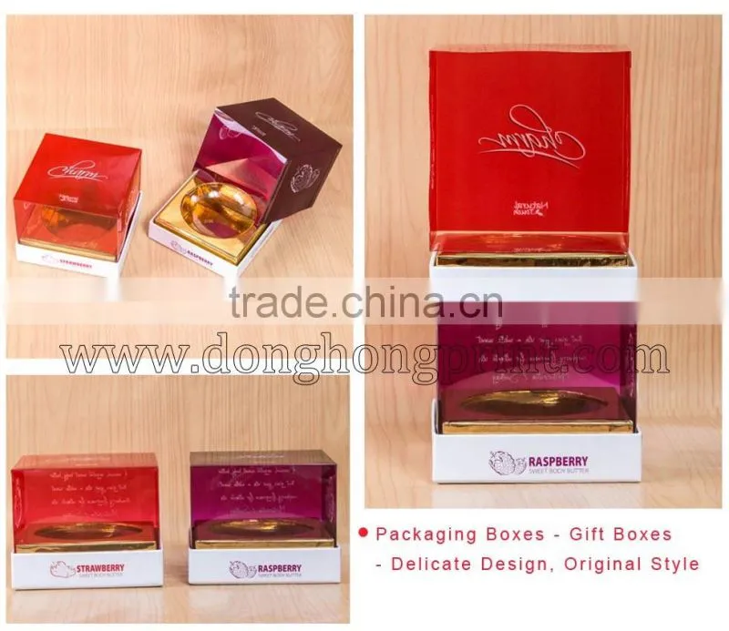 gift box with clear lid