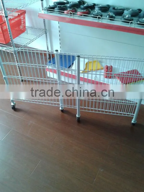 RH-DC01 Promotion Display Stands Supermarket Display Metal Mesh Cage