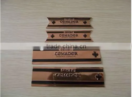 custom soft stannum/pewter engraved label