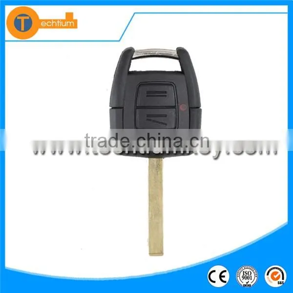 car key blank for Opel 2 button remote key case shell replacement with LED light on case HU100 HU43 Left right blade available
