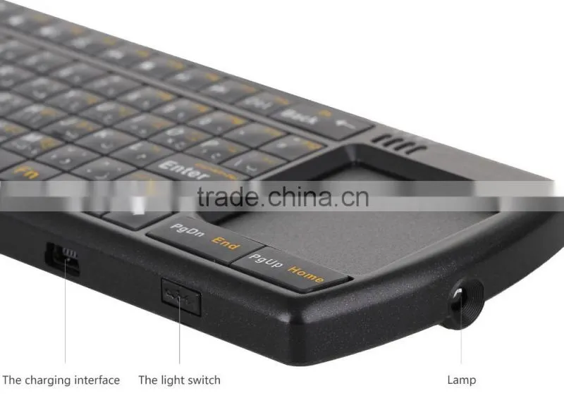 for apple ipad/ipad mini/ipad air / laptop/android tablet pc /smart tv box mini arabic wireless keyboard mouse touchpad