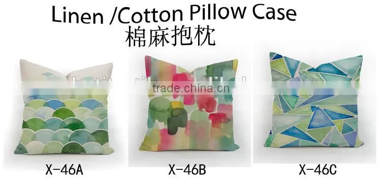 New blue series cushion design floor pillow cover decorative pillow cases