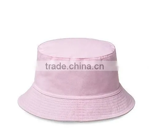 Striped Style and Plain Pattern cheap sun hats/bucket hat