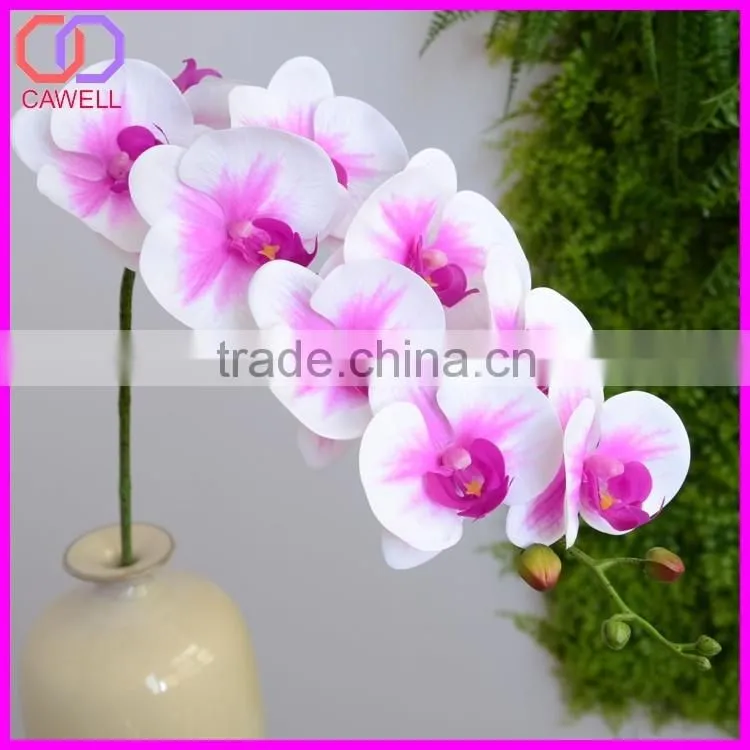 real touch nice wedding silk purple artificial phalaenopsis