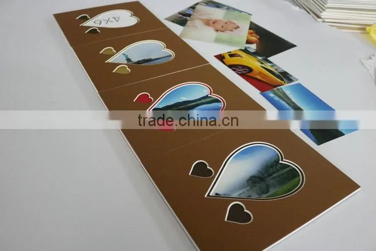 Wholesale 4plys white core thick paper frame white picture mounts