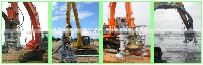 MAXWAY MACHINE COMPANY New Product ~ Cheap Submersible Cutter Suction Dredging Pump for Excavator, CE / ISO:9001