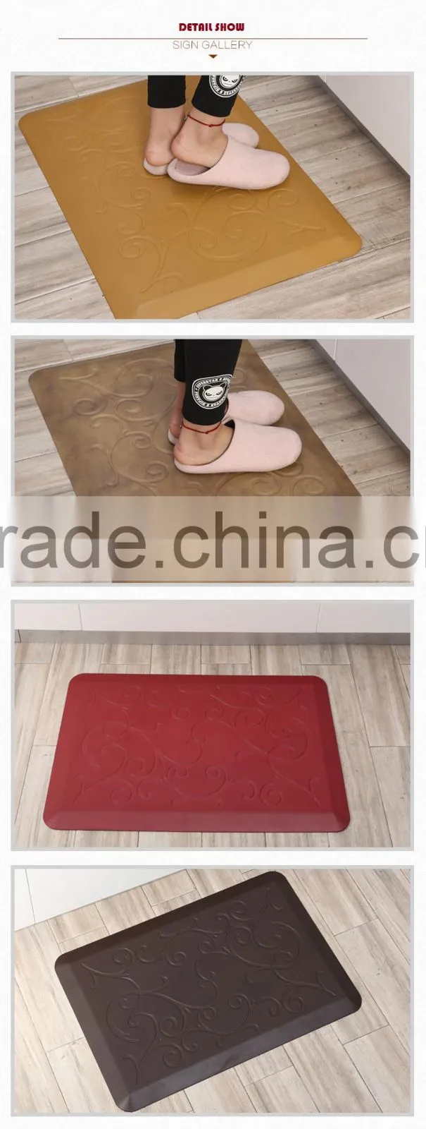 Conforms to the contours of your feet better resilience Foam Kitchen/Office Standing Mat