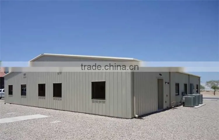 Standard steel structure garage car exhibition hall