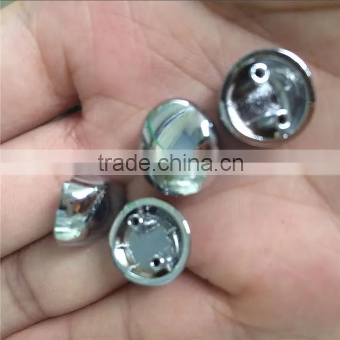 die casting Massage equipment metal accessories in white chrome palting