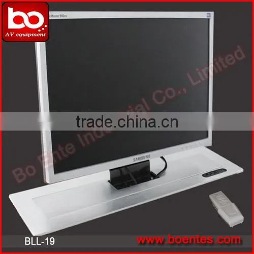 Conference System Equipment for 17 Inch Motorized Pop Up LCD Monitor Lift Mechanism with RS232 Port