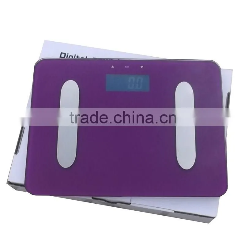 Colorful electronic body fat balance scale fat scale digital body analysis scale