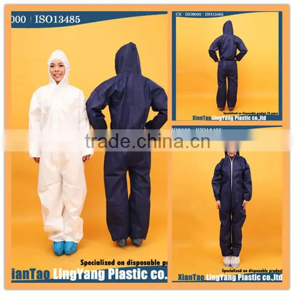 2014 cheap disposable nonwoven c pvc apron