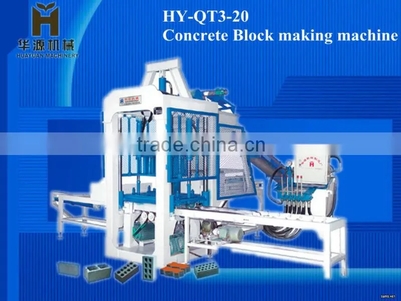 HY-QT3-25 Semi-automatic block making machine beton blocks machines