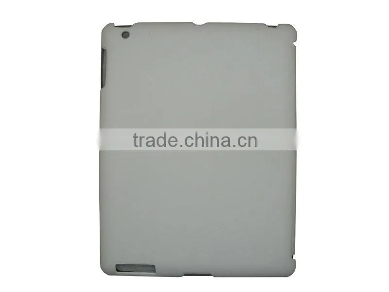 For ipad2 case smart,companion smart cover crystal white pc hard case