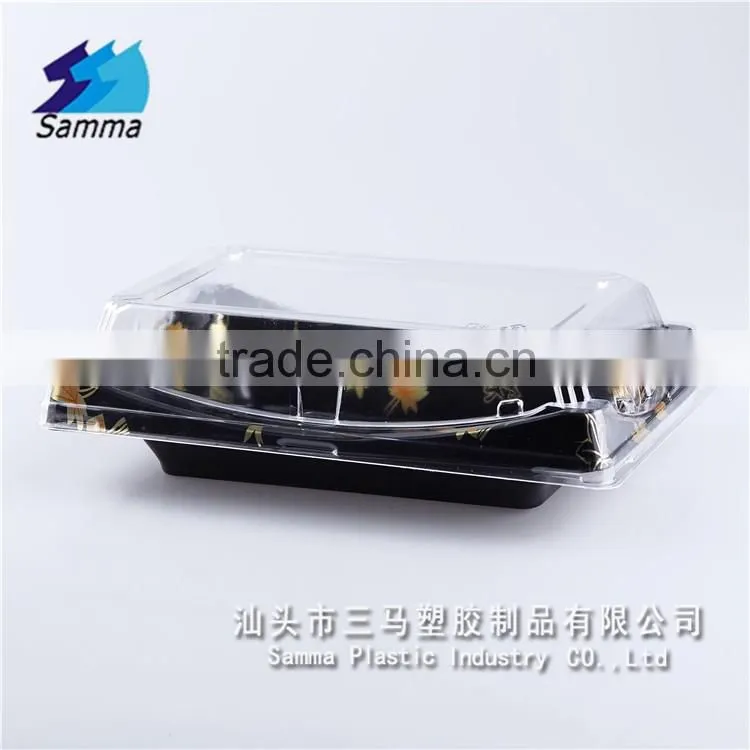 SM1-6120A Disposable Plastic sushi tray, food packaging tray,food grade packaging trays ,plastic packing box