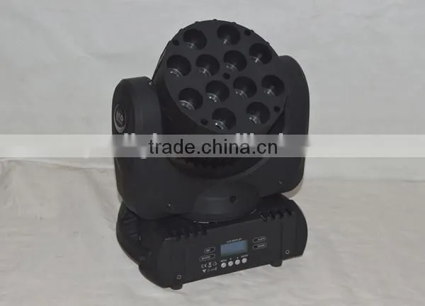 LED wash light moving head 12PCS 10w rgbw stage light with rainbow effect