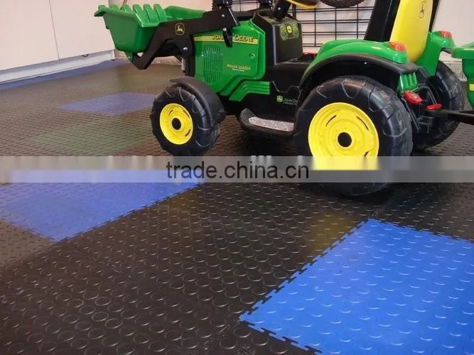 Qingdao 7KING interlocking PVC plastic garage sport office workshop warehouse floor mat