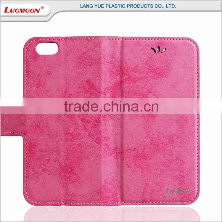 Leonardo da Vinci series synthetic nubuck leather phone case wallet for iphone 4 5 6 7 S C se plus